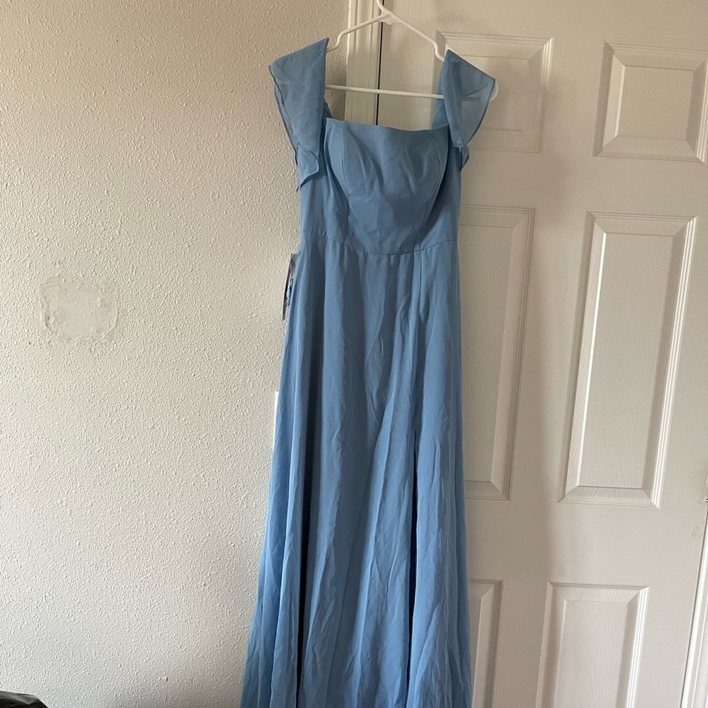 Azazie Sue, Steel Blue, Size A4 (Brand New w/ tags)